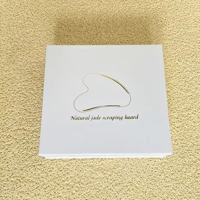 Jade stone roller scraping board box facial eye beauty scraping board paper box with lid magnetic packaging box - 10
