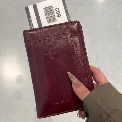 Pasaport kılıfı, çok fonksiyonlu seyahat organizer - 7