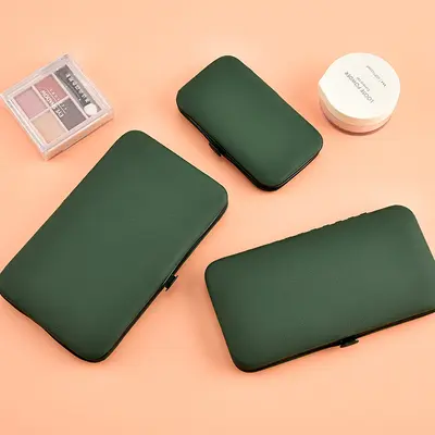18-Piece Manicure Tool Set, Dark Green