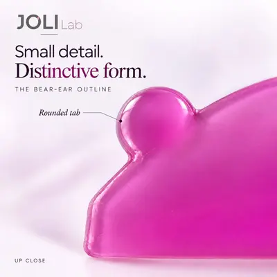 Glue-Free Self-Adhesive Eyelash Lift Silicone Pads, Bear Head Design