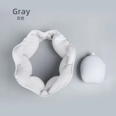 Ice Silk Inflatable U-Shaped Pillow 360° Neck Pillow, Travel Pillow, Storage Case, Portable Neck Pillow, Inflatable Pillow Manufacturer Wholesale - 8