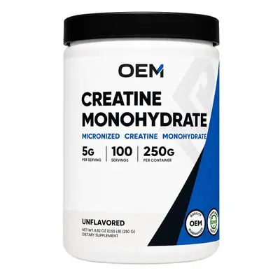 Cross-Border Bestseller Creatine Monohydrate Powder Private Label OEM Processing Fitness Supplement Energy