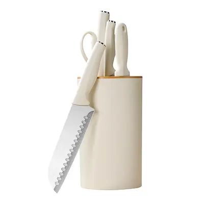 Knife set, 5-piece with chef, slicing and fruit knives - 6