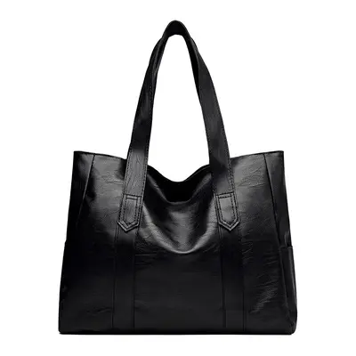 Women's large capacity shoulder bag, elegant and versatile commuter bag - 5