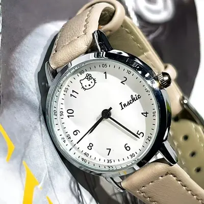 E-commerce New Women's Watch with KT Cat Strap Wholesale Live Streaming Best Seller Girls Watch Student Exam Watch - 11
