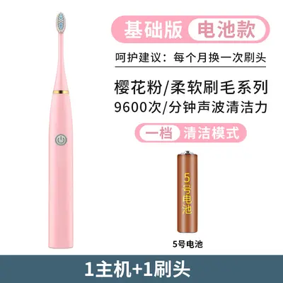 厂家批发软毛牙刷冲牙器充电款全自动成人儿童通用电动牙刷超声波