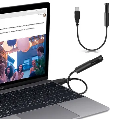 USB-Kondensator-Schwanenhalsmikrofon für Laptop-Videokonferenzen