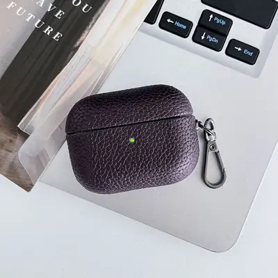 Litchi Pattern Protective Case for AirPods 1/2 and Apple AirPods Pro 3 - 9
