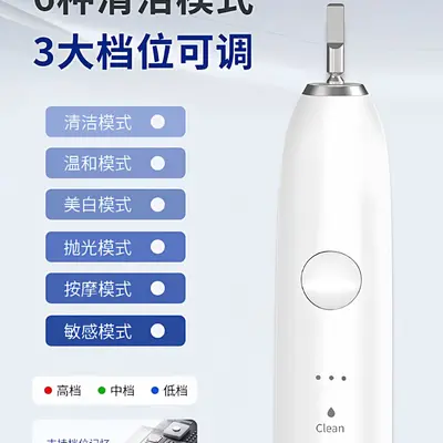 Electric Toothbrush Official Flagship Adult Smart Automatic Charging Unisex Couple Set Pair Soft Bristle Waterproof - 3