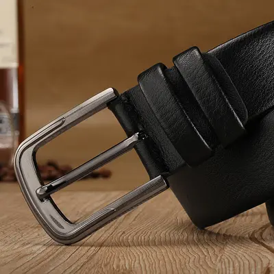 Simple hot style men's pin buckle belt Korea fashion comfortable belt men's belt trouser belt manufacturer wholesale