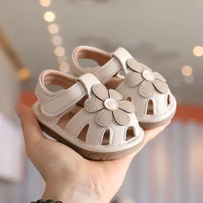 Baby Sandals, Soft-Sole Non-Slip First Walking Shoes, 0-2 Years - 3