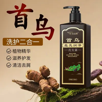 Heshouwu Herbal Anti-Dandruff Shampoo - 2