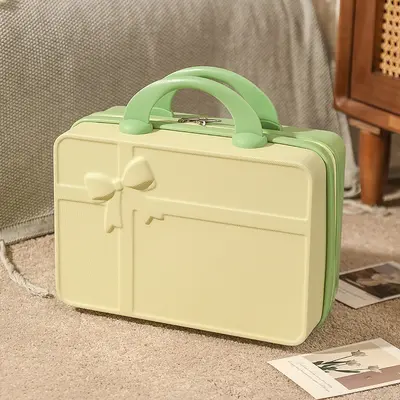 2025 luggage 14 inch suitcase stylish mini storage cosmetic bag luxury gift box wholesale