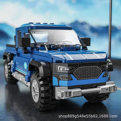 Off-Road Araba Yapı Taşı Seti, Lego Uyumlu, Çocuk Hediyesi