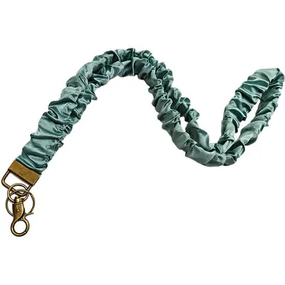 Large loop lanyard ID badge holder with metal buckle and long neck strap - 12