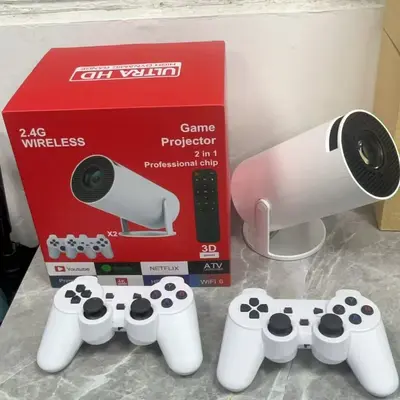 Grenzüberschreitendes beliebtes Produkt HY300 Heimkino hochauflösender Projektor tragbarer Mini-Projektor 1080P Spielefernbedienung 4K Projektor