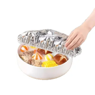 保鲜保温膜套铝箔保温罩饭菜保温套家用保鲜膜套食品级铝膜锡纸