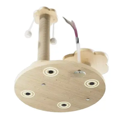 Katzenspielzeug Kratzbrett kratzfest und krümelfrei Kratzsäule Katzenangel Kletterturm Katzenkratzbaum selbstbeschäftigendes Beschäftigungswunder Katzenbedarf