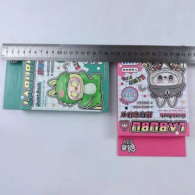 Bubu Quiet Book, DIY Sticker Book for Girls, No-Cut Toy Book
