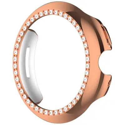 Google Watch5 Protective Case with Single Diamond Electroplated Finish