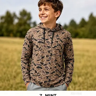 2026 grenzüberschreitender Bestseller Kinder-Hoodie Tarnmuster mehrfarbiger Kapuzenpullover Oberteil für Außenbereich Werksdirektverkauf