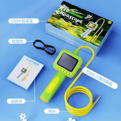 New Hot-Selling Children's Endoscope 2.8 Inch High-Definition Screen Handheld Children's Endoscope Outdoor Exploration Camera