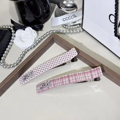 Acetate Original Hair Clip Premium Edge Clip Delicate Luxury Girl Hair Pin Korean Style Butterfly Back Head Duck Bill Clip - 12