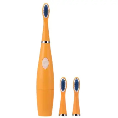 Waterproof Sonic Electric Toothbrush with 3 Replacement Brush Heads