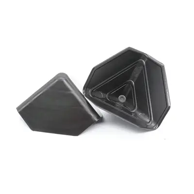 Black Plastic Corner Protectors, Three-Sided Impact Protection for Furniture Packaging - 6