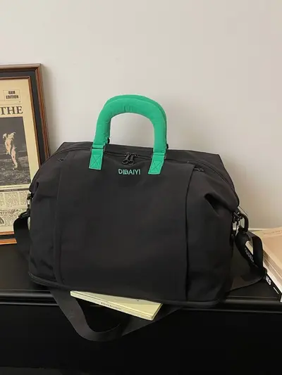 Große Reisetasche für Grenzübergang mit erweiterbarer Kapazität, Damen-Kurzstrecken-Geschäftsreise-Gepäck, Bordgepäck-Tasche, multifunktionale Fitness-Tasche