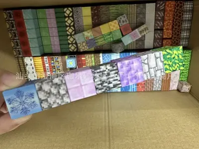 Minecraft Manyetik Yapı Blokları, Mıknatıslı Küpler - 8