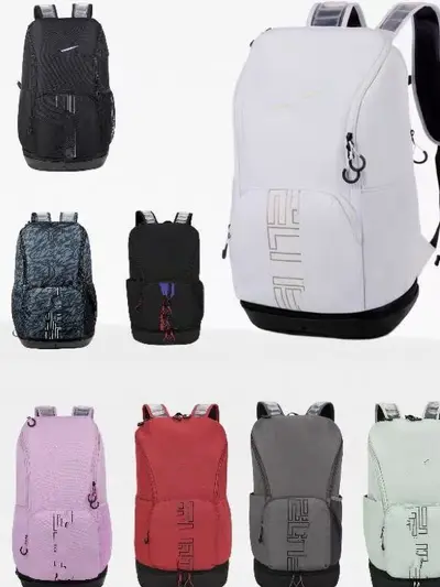 Shoe-Compartment Sports Backpack with Air Cushion Back Panel and Laptop Pocket, Large Capa