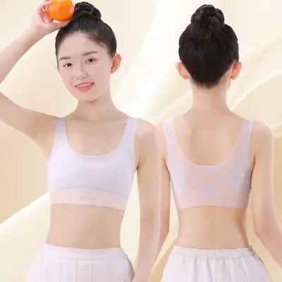 Girls' Sports Bra for Developing Age, Seamless, Ages 11 and Up - 7