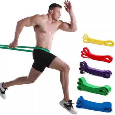 Фитнес-резинка 2080 Combo Resistance Bands Weighted Pull Band Pull-Up Resistance Band Strength Pull Band - 1