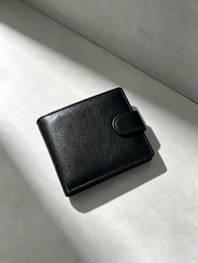 Men's Short PU Leather Wallet, Multi-Card Slots, Coin Pocket - 5