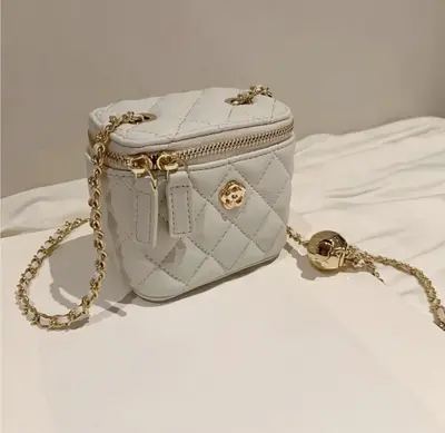 Women's Mini Bag Camellia Rhombus Pattern Chain Small Crossbody 2025 - 8
