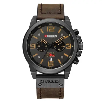 CURREN 8314 erkek saati, kronograf, su geçirmez - 10