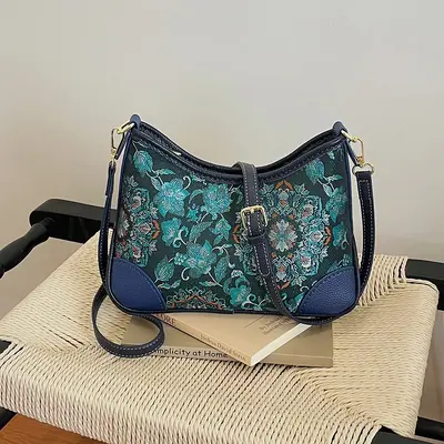 DIY Kumaş Malzeme Seti, Hilal Çanta Yapımı için - 11