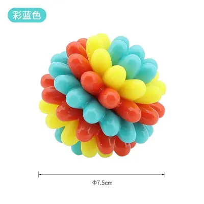 Kauçuk köpek oyuncağı, dayanıklı dolanık top, küçük ırk - 12