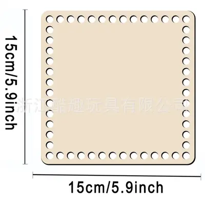 Foreign trade wooden bag mini canvas fixed frame DIY round wooden board small embroidery frame perforated. - 10
