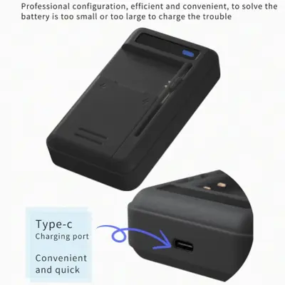 Batterie-Ladegerät tragbar LCD-Display Schnellladung - 8