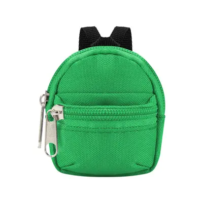 Mini Zipper Coin Purse and Backpack Keychain - 13