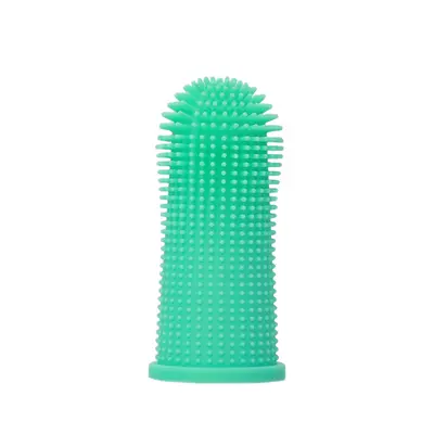 Pet tooth cleaning kit, finger brush and wipes - 7