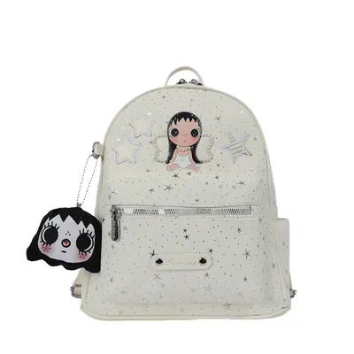 Women's Casual Cartoon Backpack, Lightweight Large Capacity Travel and School Bag - 6