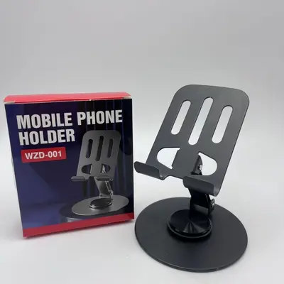 Tam Metal Döner Telefon ve Tablet Standı, Katlanabilir, Isı Dağıtımlı - 13