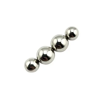 Edelstahl-Magnet-Brustwarzenklemmen und Cockring 2-in-1-Set