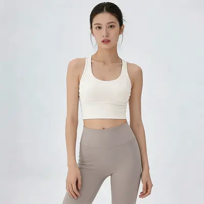 High-Support Women's Running Sports Bra, Shockproof, Shaping, for Pilates and Yoga - 3