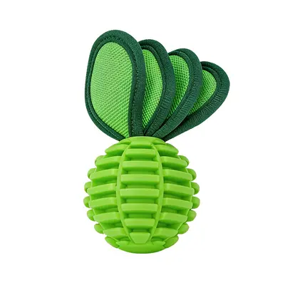 Dog Toy, Indestructible TPU Chew Ball with Squeaker and Treat Dispensing - 11