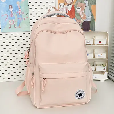 Korean-Style Women's Schoolbag, Lightweight Backpack for High School Students - 9