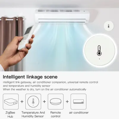 Tuya Zigbee Smart Temperature and Humidity Sensor Detector - 4